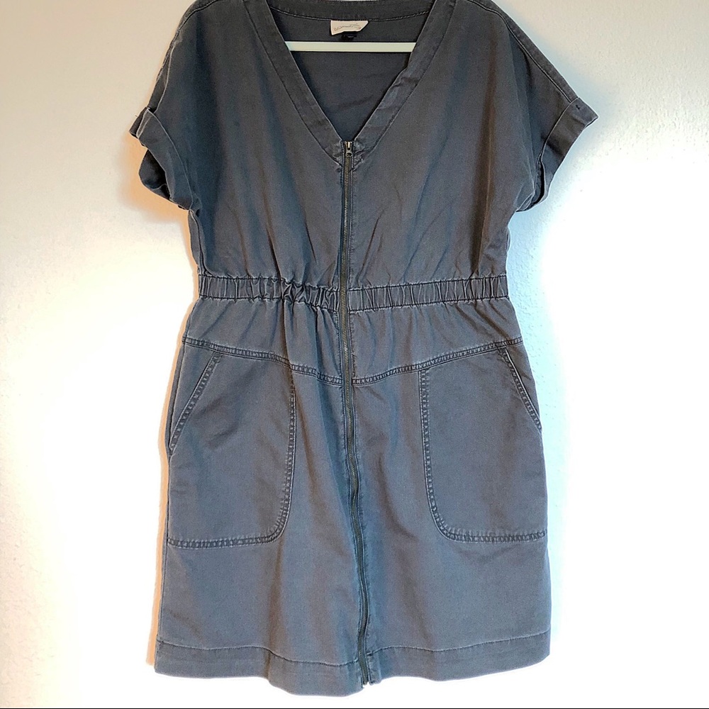 Universe Tread army style a-line dress (with pockets)